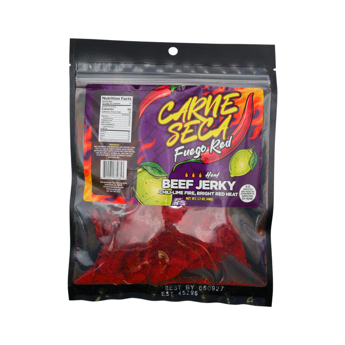 Carne seca fuego red