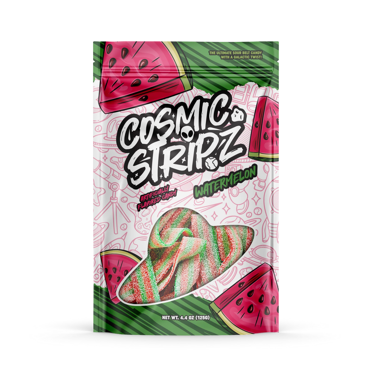 Cosmic strips watermelon