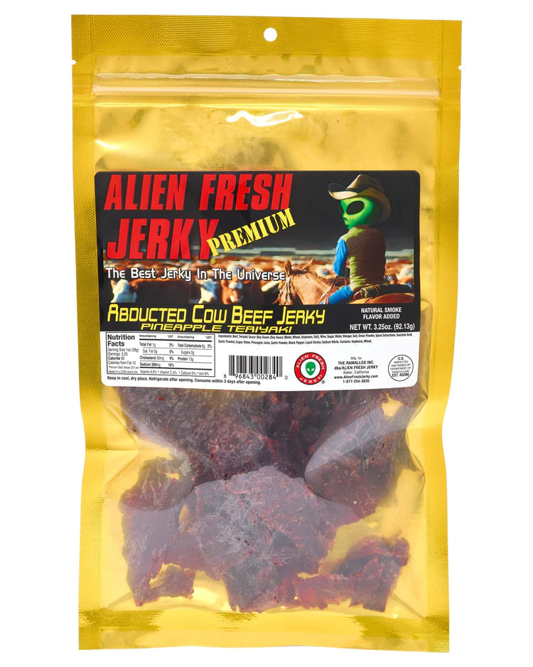 Alien fresh jerky abducted cow
