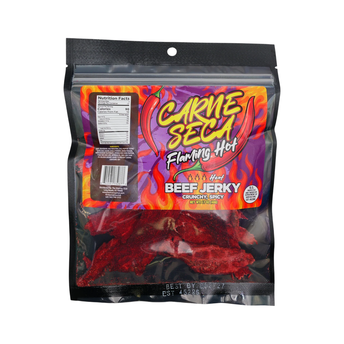 Carne seca flaming hot