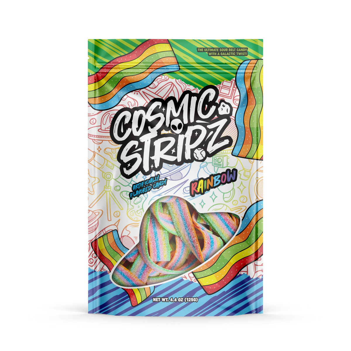 Cosmic strips rainbow