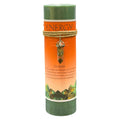 Crystal Energy Pillar Candle with Crystal Pendant
