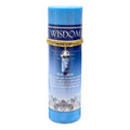 Crystal Energy Pillar Candle with Crystal Pendant